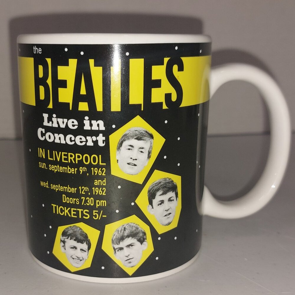 The Beatles Coffee Mug Cup Live In Concert 1962